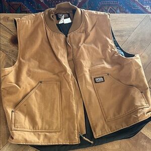 Men's Brown Workwear Vest